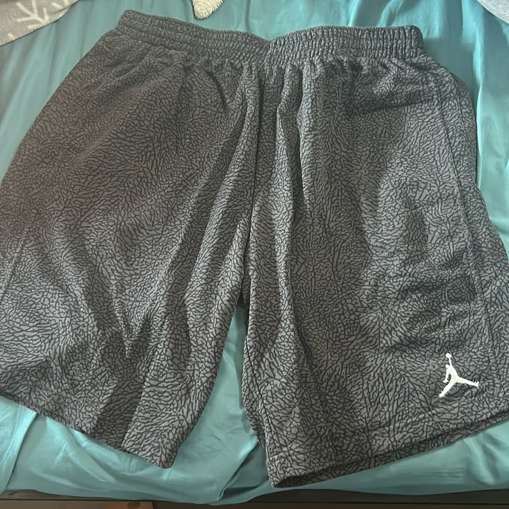Elephant print shorts